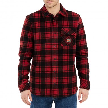 PROTEST PRTOUTWELL OUTDOOR OVERSHIRT BARN RED