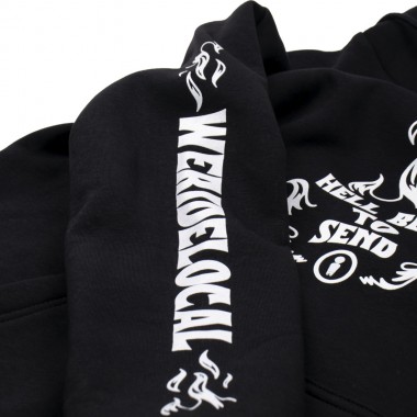 WE RIDE LOCAL HELL BENT CLASSIC HOODIE BLACK