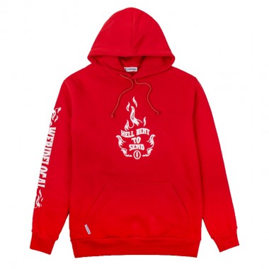WE RIDE LOCAL HELL BENT CLASSIC HOODIE RED
