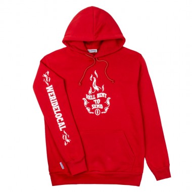 WE RIDE LOCAL HELL BENT CLASSIC HOODIE RED