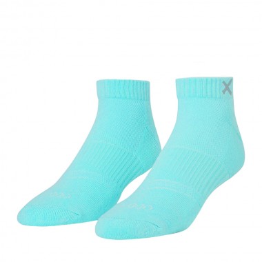 ODD SOX SOLID MINT HEATHER ANKLE CREW SOCKS