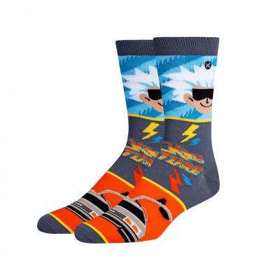 ODD SOX X BACK TO THE FUTURE MASH UP CREW SOCKS