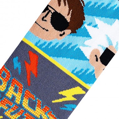 ODD SOX X BACK TO THE FUTURE MASH UP CREW SOCKS
