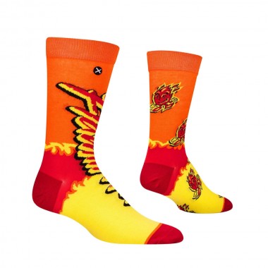 ODD SOΧ X CHEETOS FLAMIN HOT SPLIT CREW SOCKS
