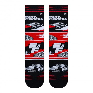 ODD SOX X FAST & FURIOUS MASH UP CREW SOCKS