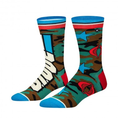 ODD SOX X G.I. JOE SPLIT RETRO CREW SOCKS