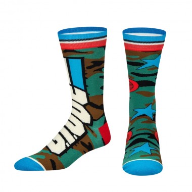 ODD SOX X G.I. JOE SPLIT RETRO CREW SOCKS