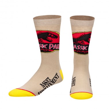 ODD SOX X JURASSIC PARK ASSET UNIT CREW SOCKS