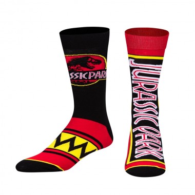 ODD SOX X JURASSIC PARK SPLIT CREW SOCKS
