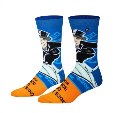 ODD SOX X MONOPOLY ADVANCE TO GO CREW SOCKS
