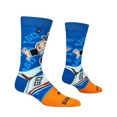 ODD SOX X MONOPOLY ADVANCE TO GO CREW SOCKS
