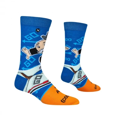 ODD SOX X MONOPOLY ADVANCE TO GO CREW SOCKS