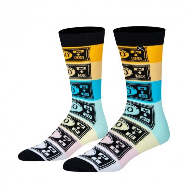 ODD SOX X MONOPOLY MONEY CREW SOCKS