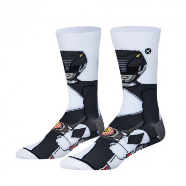 ODD SOX X POWER RANGER BLACK RANGER 360 CREW SOCKS