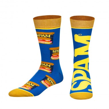 ODD SOX X SPAM SPLIT CREW SOCKS