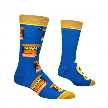 ODD SOX X SPAM SPLIT CREW SOCKS
