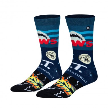 ODD SOX X UNIVERSAL CLASSICS MASH UP CREW SOCKS