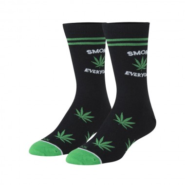 COOL SOCKS SMOKE EVERYDAY CREW SOCKS