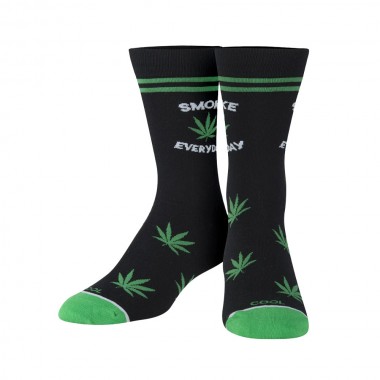 COOL SOCKS SMOKE EVERYDAY CREW SOCKS