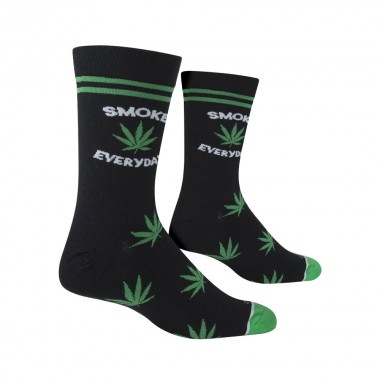 COOL SOCKS SMOKE EVERYDAY CREW SOCKS