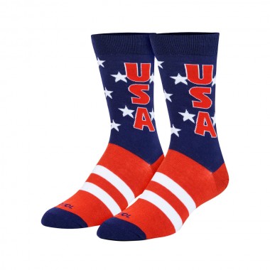 COOL SOCKS USA STARS CREW SOCKS