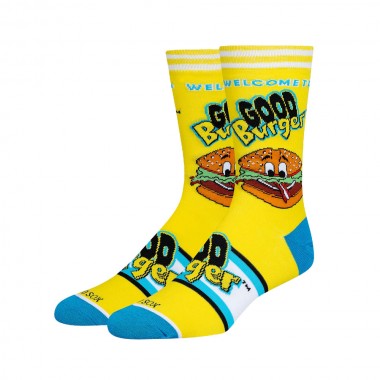 COOL SOCKS WELCOME TO THE GOOD BURGER CREW SOCKS