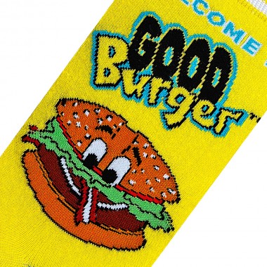 COOL SOCKS WELCOME TO THE GOOD BURGER CREW SOCKS