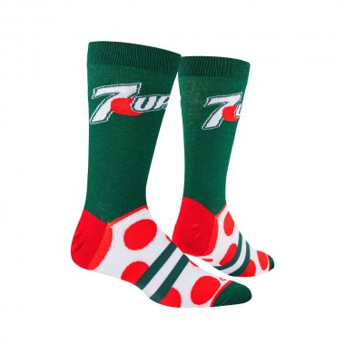 COOL SOCKS X 7UP BIG DOTS CREW SOCKS