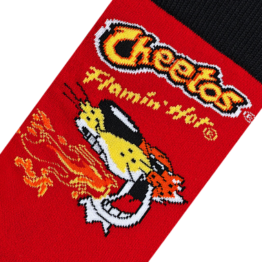 COOL SOCKS X CHEETOS FLAMIN HOT FIRE CREW SOCKS