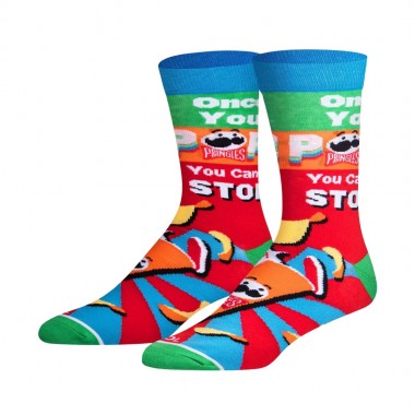 COOL SOCKS X PRINGLES POP! CANT STOP CREW SOCKS