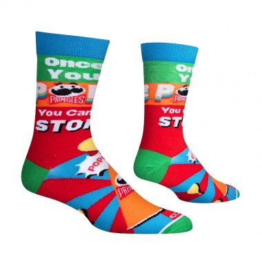 COOL SOCKS X PRINGLES POP! CANT STOP CREW SOCKS