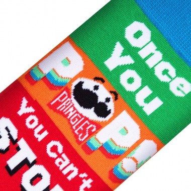 COOL SOCKS X PRINGLES POP! CANT STOP CREW SOCKS