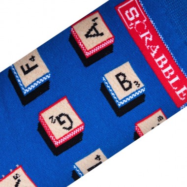 COOL SOCKS X SCRABBLE LETTERS W CREW SOCKS