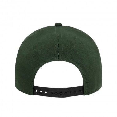 NEW ERA FAUX SUEDE LA DODGERS EFRAME CAP DARK GREEN