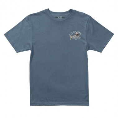 SALTY CREW LURKING BOYS SS TEE SLATE