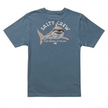 SALTY CREW LURKING BOYS SS TEE SLATE