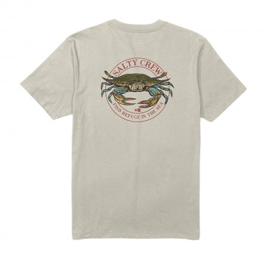 SALTY CREW JIMMY SS TEE MOONBEAM