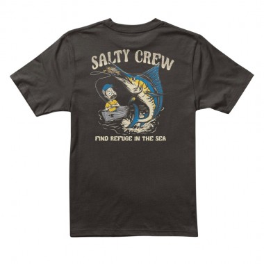SALTY CREW BIG BILL BOYS SS TEE BLACK