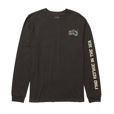 SALTY CREW BIG BILL BOYS LS TEE BLACK