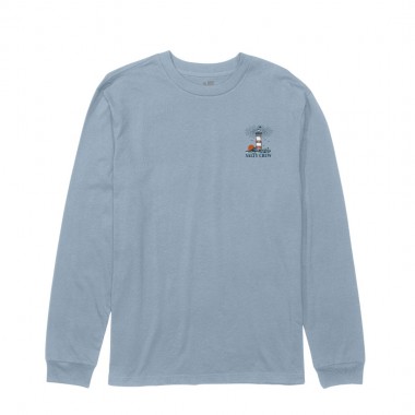 SALTY CREW HIGH BEAM LS TEE BLUE FOG