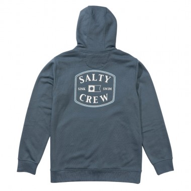 SALTY CREW CAPITALS TECH HOODIE CHANNEL BLUE