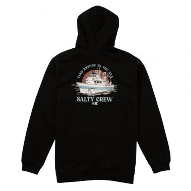 SALTY CREW DAY CHARTER HOODIE BLACK