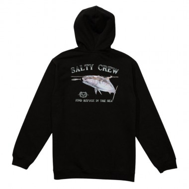 SALTY CREW SURFACE HOODIE BLACK