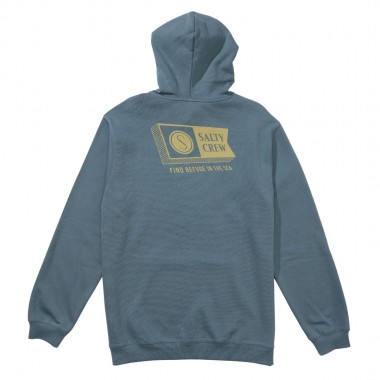 SALTY CREW ALPHABET HOODIE SLATE