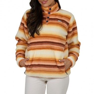 SALTY CREW CALM SEAS W PULLOVER PEACH FIZZ