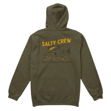 SALTY CREW NATURE VIBES HOODIE DUSTY OLIVE