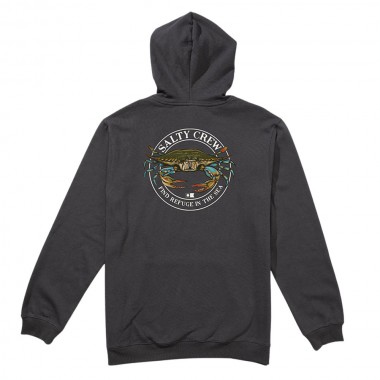 SALTY CREW JIMMY HOODIE CHARCOAL
