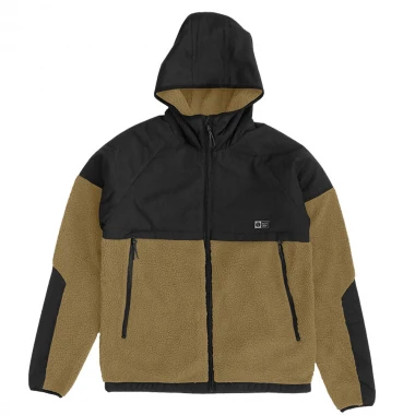 SALTY CREW SHIELD SHERPA ZIP HOODIE NATURAL