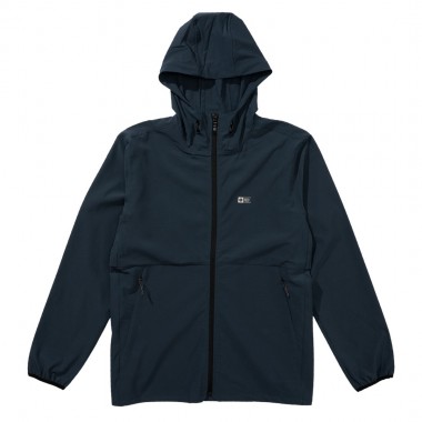 SALTY CREW STOWAWAY WINDBREAKER JACKET MIDNIGHT NAVY