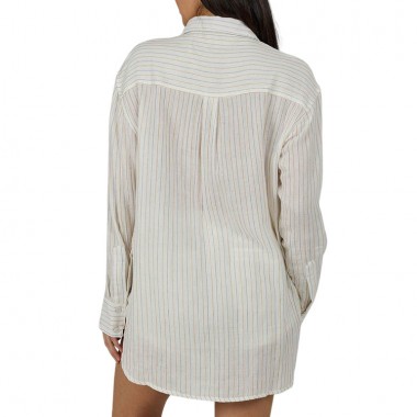 SALTY CREW PALAPA TUNIC W SHIRT OFF WHITE GOLD